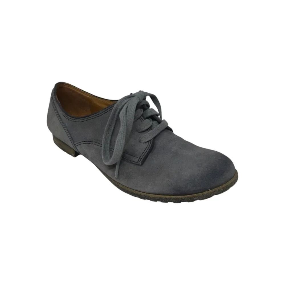 Naya Tiber Gray Leather Lace‎ Up Oxford Shoes Womens 7.5